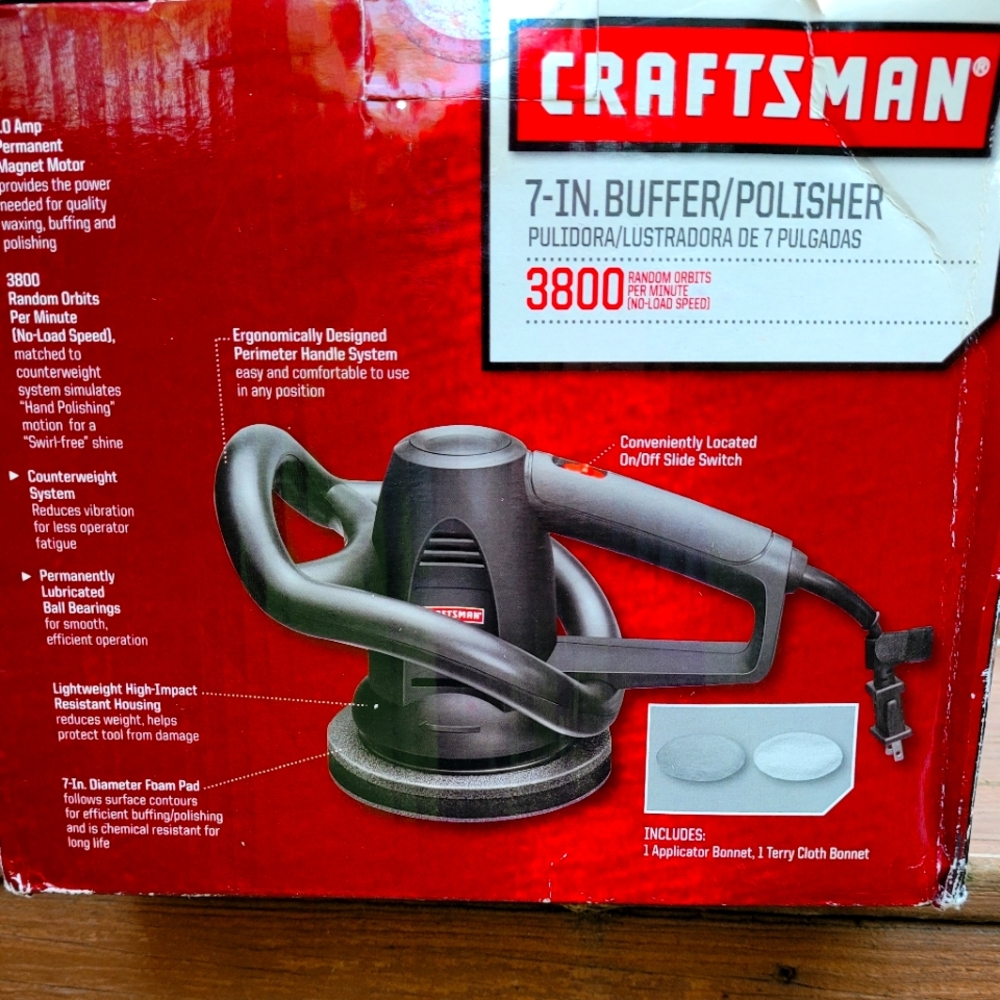 CRAFTSMAN 7" BUFFER / POLISHER